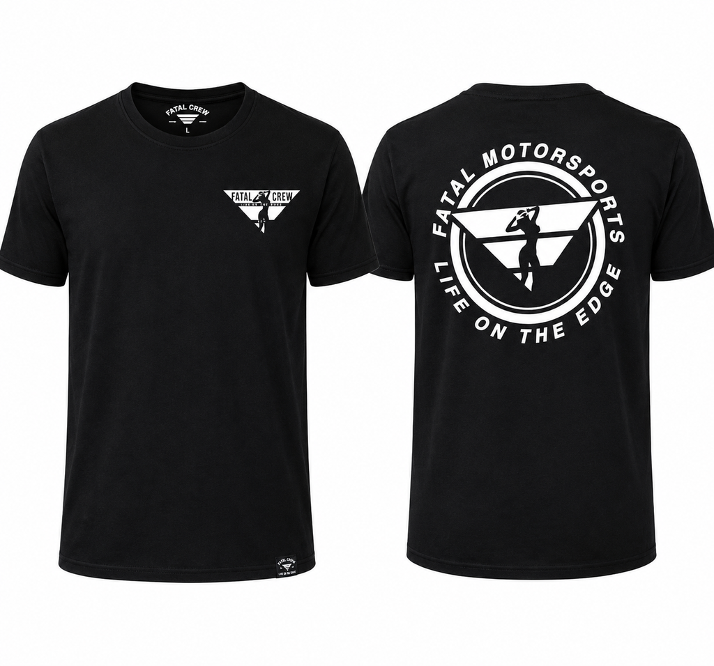 Fatal Crew Fatal Motorsports Life On The Edge Tee - Black - Men's L