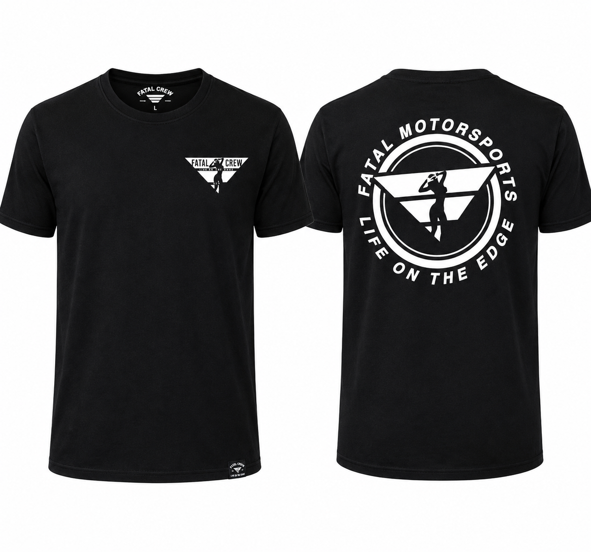 Fatal Crew Fatal Motorsports Life On The Edge Tee - Black - Men's L