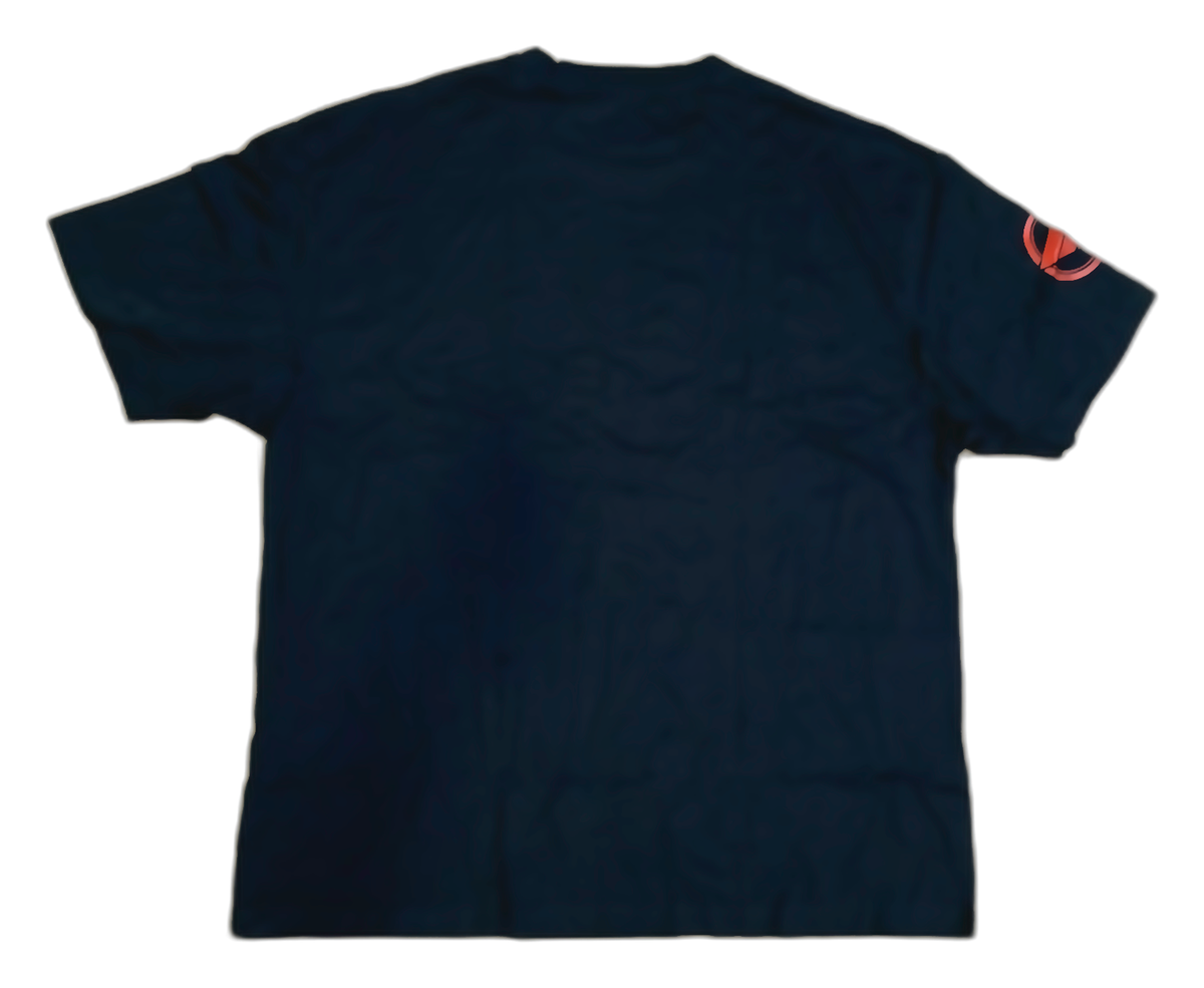 Fatal Crew Fatal Motorsports Life On The Edge Vertical Print Tee - Black - Men's XXL