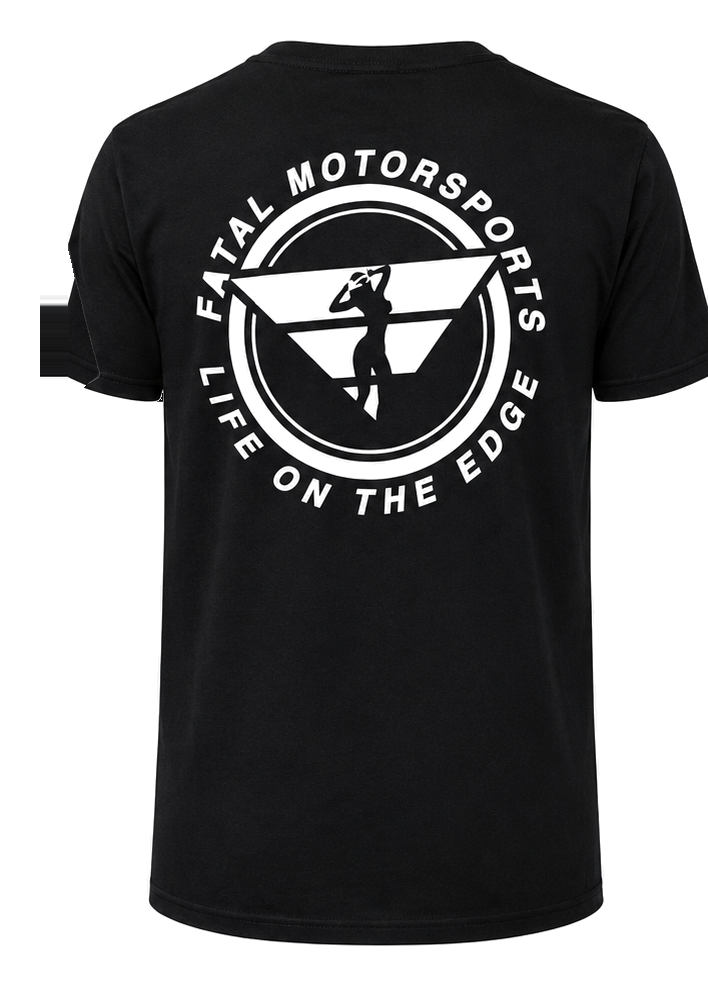 Fatal Crew Fatal Motorsports Life On The Edge Tee - Black - Men's L