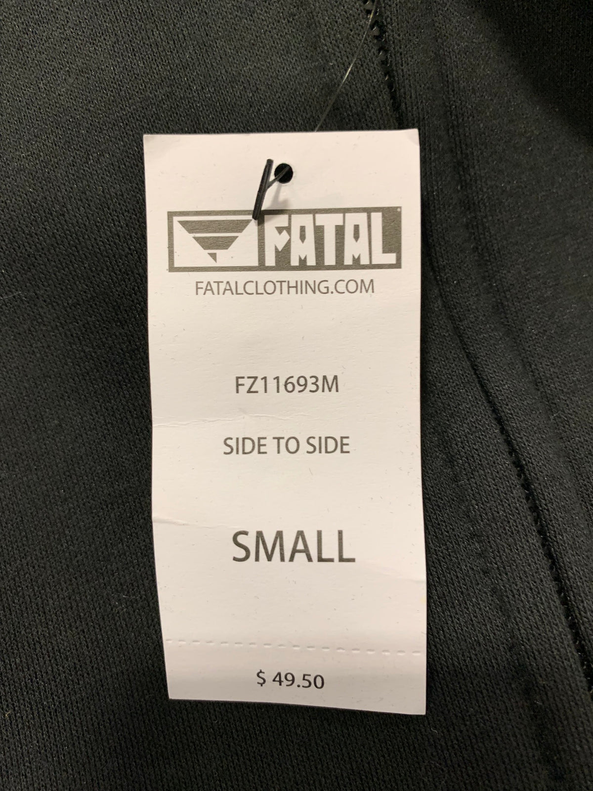 Fatal Side To Side Full-Zip Hoodie - Black/Grey - Men's S