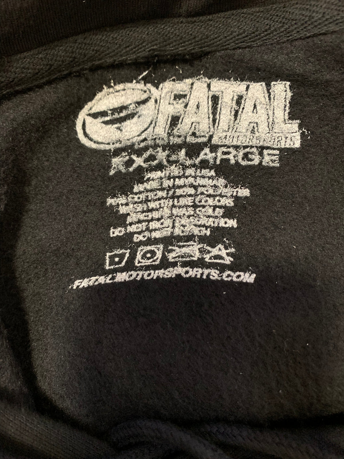 Fatal Motorsports Dumont Night Ride Pullover Hoodie - Black - Men's XXL