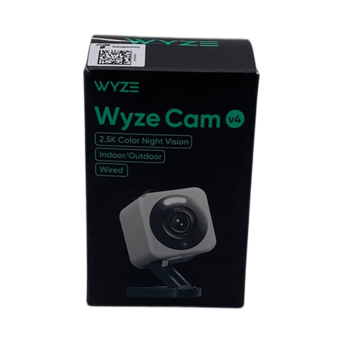 Wyze Cam v4 – 2.5K QHD Wi-Fi 6 Indoor/Outdoor Security Camera, Gray – WYZEC4 (New)