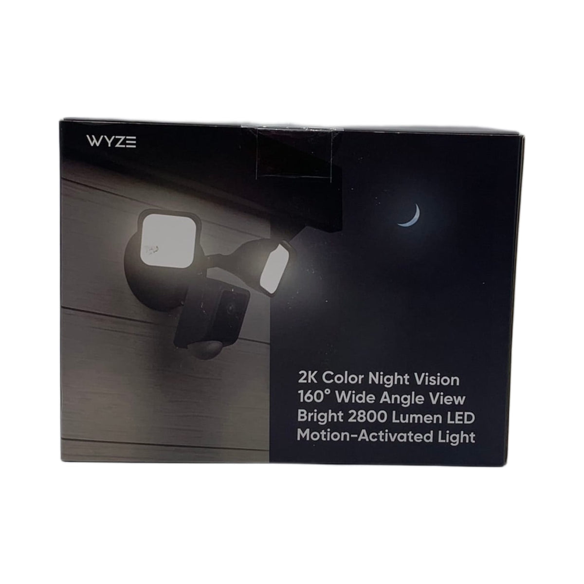 Wyze Cam Floodlight v2 – Motion-Activated Hardwired Floodlight Camera, Black – WYZECFL2BL (New)