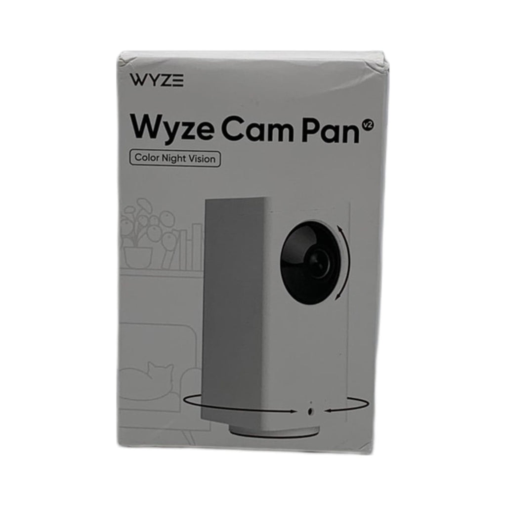 Wyze Cam Pan v2 – 1080p Pan/Tilt/Zoom Indoor Camera with Color Night Vision, White (New)