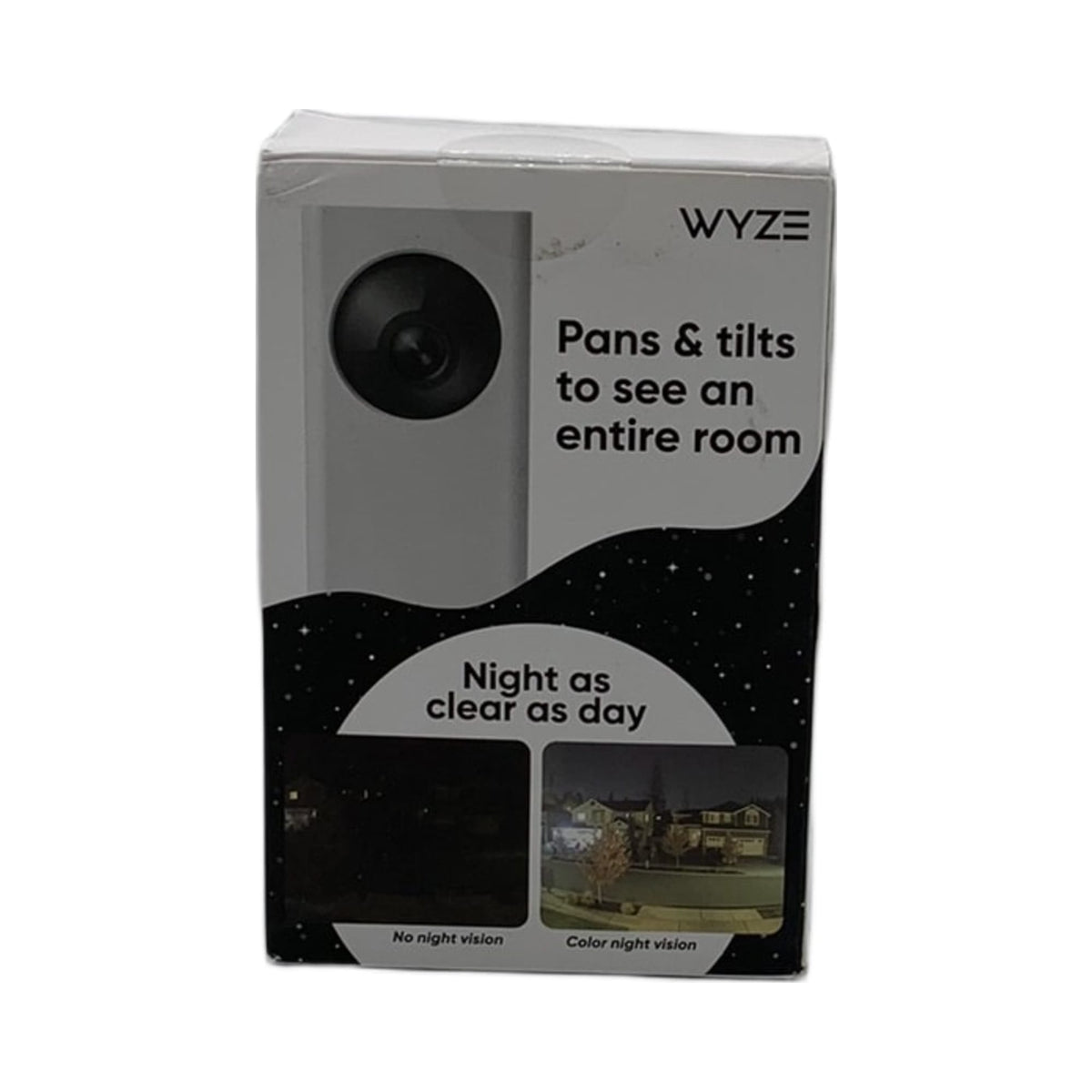 Wyze Cam Pan v2 – 1080p Pan/Tilt/Zoom Indoor Camera with Color Night Vision, White (New)