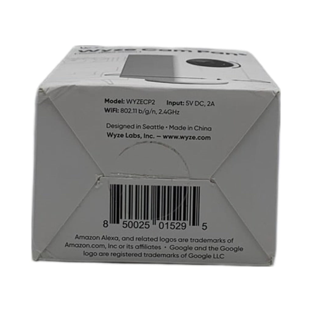 Wyze Cam Pan v2 – 1080p Pan/Tilt/Zoom Indoor Camera with Color Night Vision, White (New)