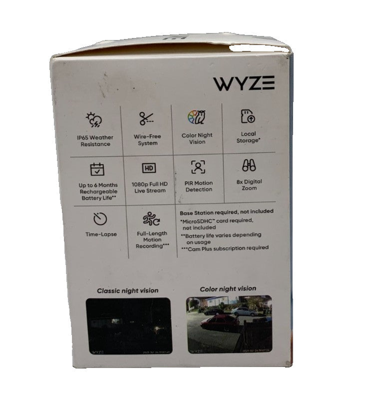 Wyze Cam Outdoor v2 – Wireless Rechargeable Security Camera (Base Station Required) – view 4