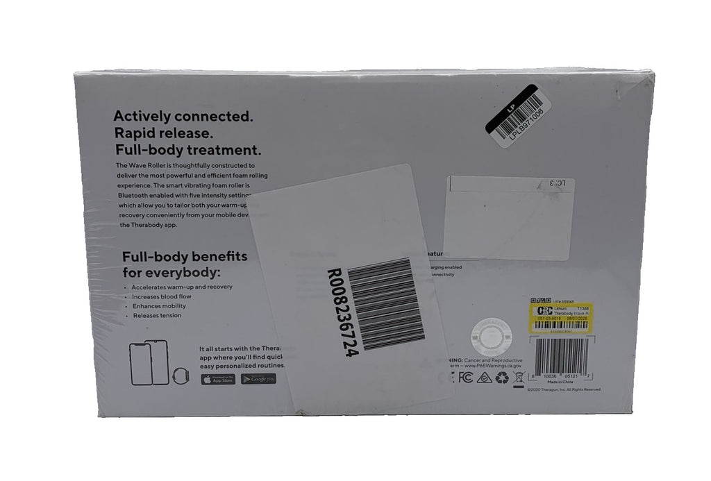 Therabody Theragun WaveRoller – Smart Vibrating Foam Roller (New)