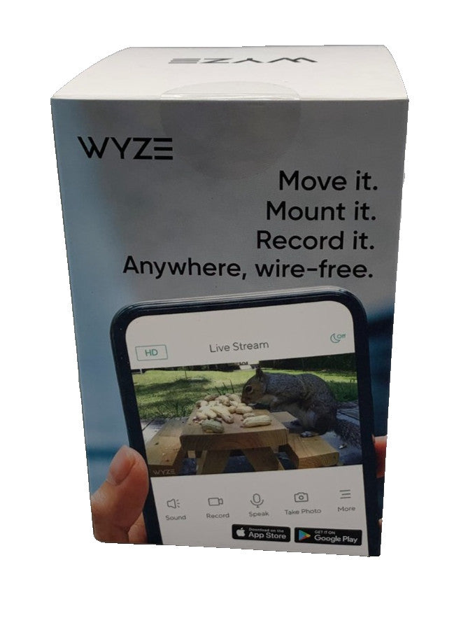 Wyze Cam Outdoor v2 Wireless Rechargeable Security Camera (Base Station Required)