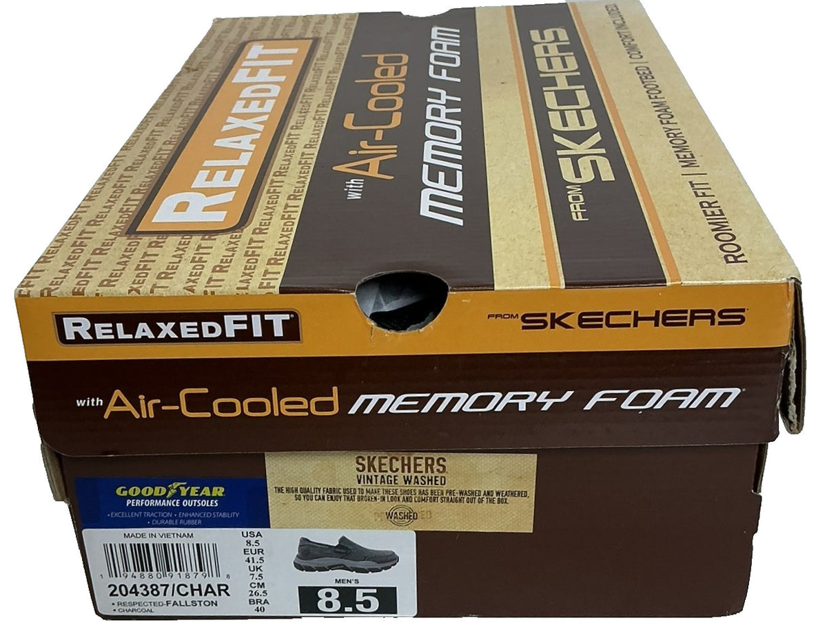 Skechers Men's Respected – Fallston Casual Oxford Shoes, Size 8.5 (Open Box)