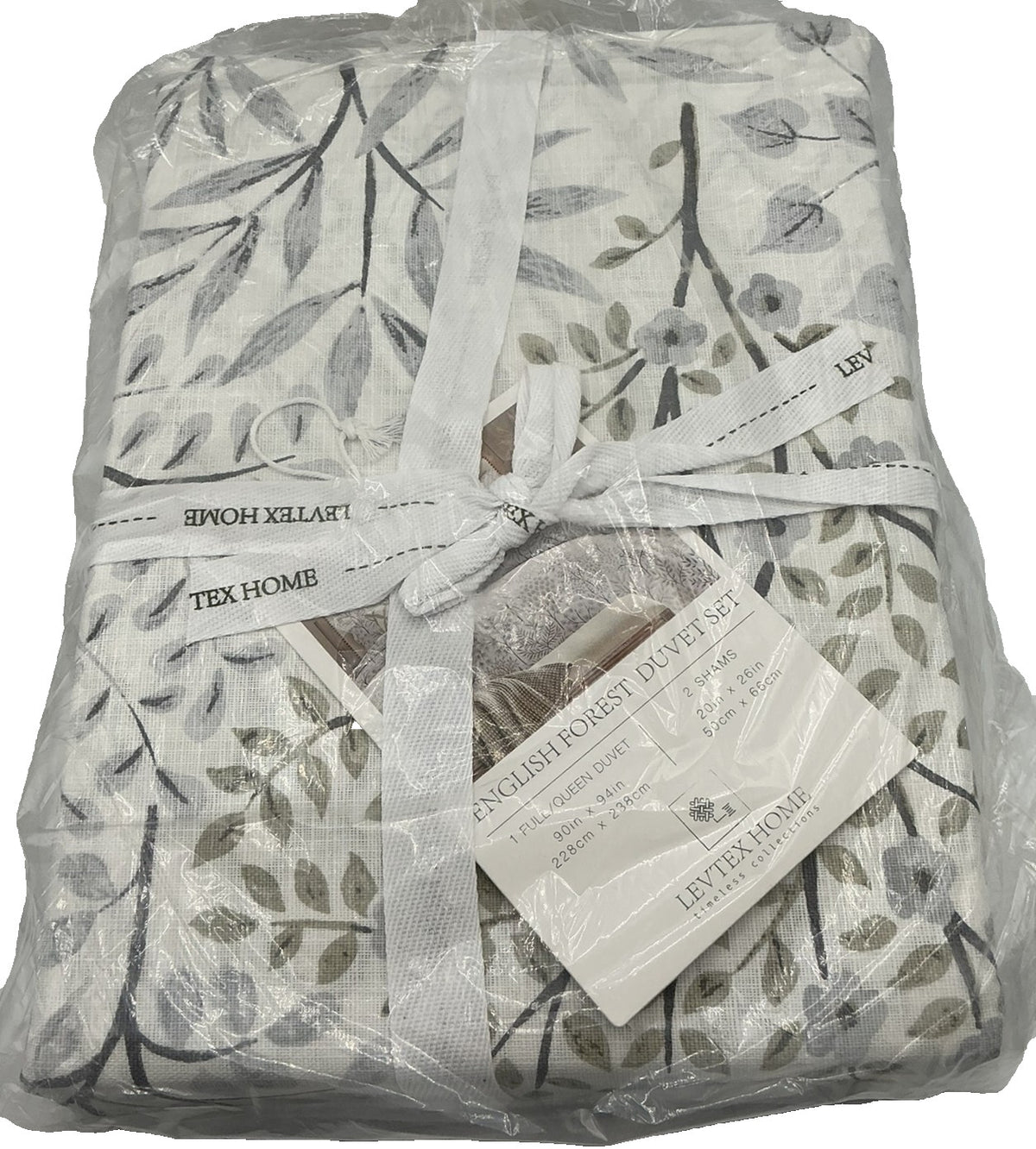 Levtex Home English Forest Cotton Duvet Cover & Pillow Sham Set – Full/Queen