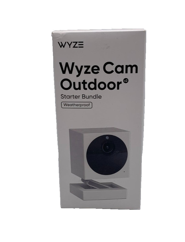 Wyze Cam Outdoor v2 Starter Bundle – Base Station + 1 Camera, 1080p (New)