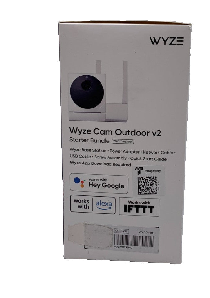Wyze Cam Outdoor v2 Starter Bundle – Base Station + 1 Camera, 1080p (New)