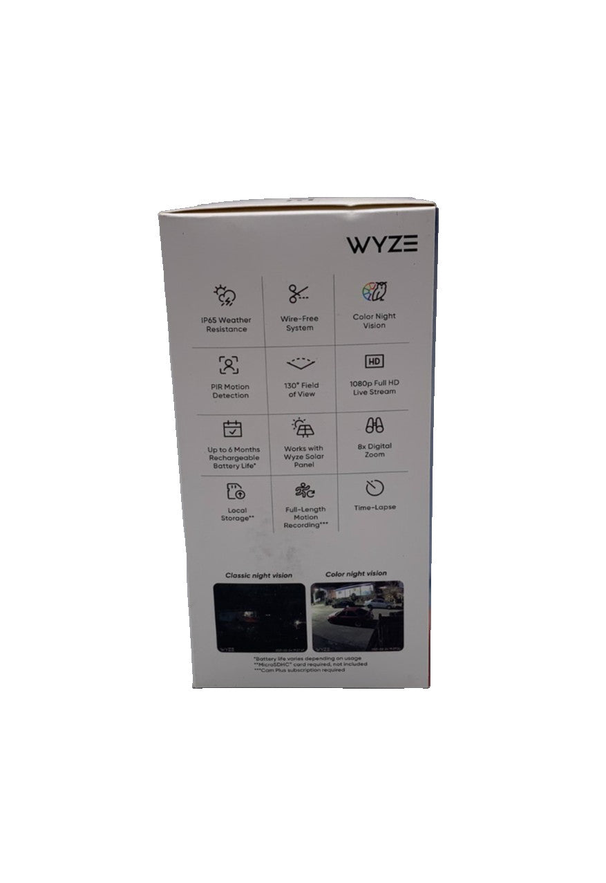 Wyze Cam Outdoor v2 Starter Bundle – Base Station + 1 Camera, 1080p (New)