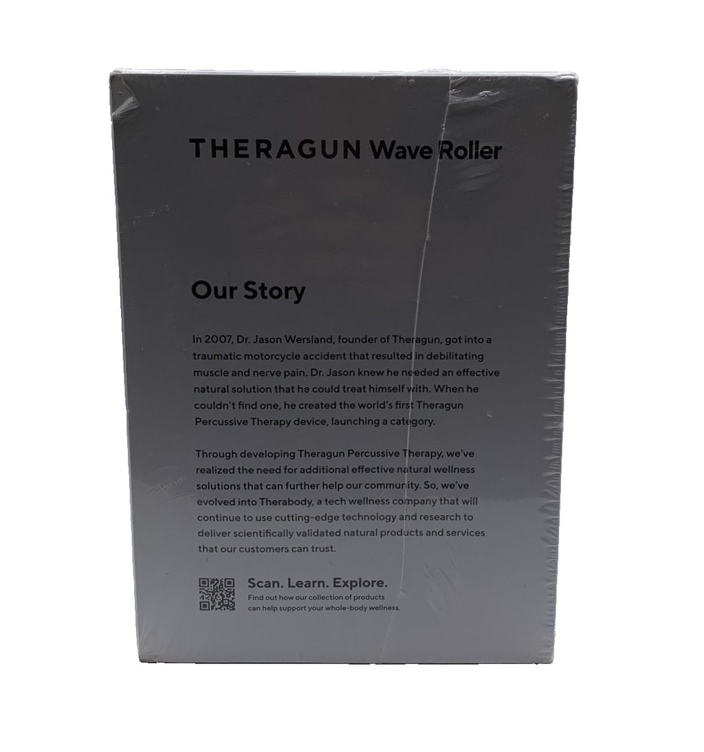 Therabody Theragun WaveRoller – Smart Vibrating Foam Roller (New)