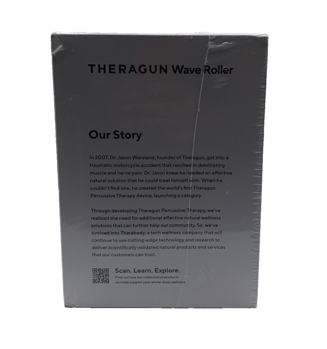 Therabody Theragun WaveRoller – Smart Vibrating Foam Roller (New)