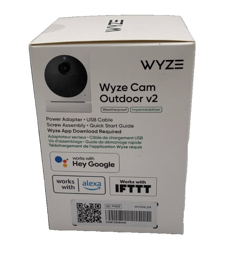 Wyze Cam Outdoor v2 Wireless Rechargeable Security Camera (Base Station Required)