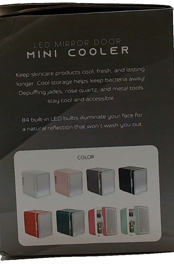 Bogda LED Mirror Door Mini Cooler 4L – Skincare & Makeup Fridge, Dimmable Light (Display Unit)
