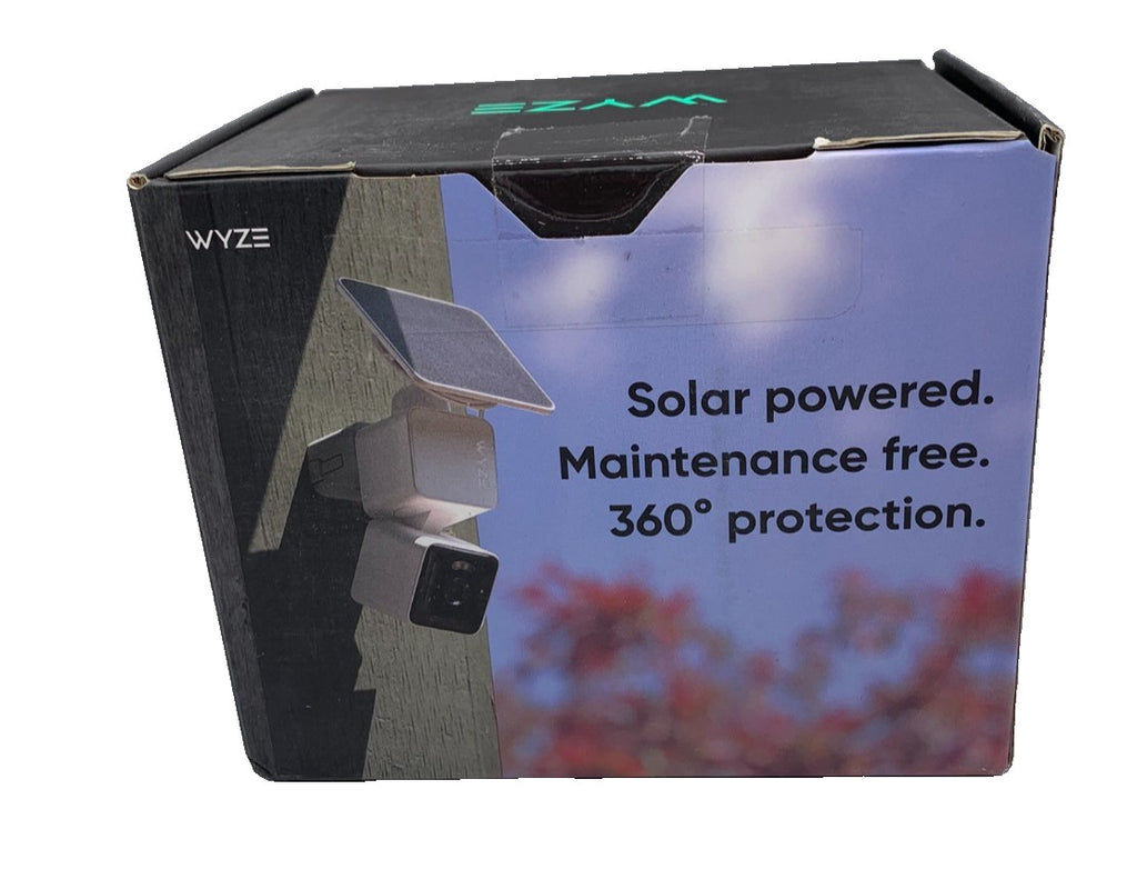 Wyze Solar Cam Pan 2K – Wi-Fi Solar/Battery Pan & Tilt Camera, Color Night Vision (New)