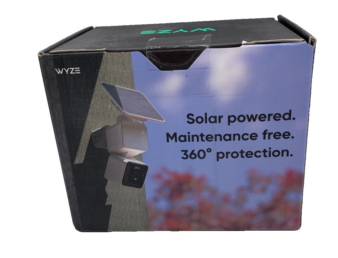 Wyze Solar Cam Pan 2K – Wi-Fi Solar/Battery Pan & Tilt Camera, Color Night Vision (New)