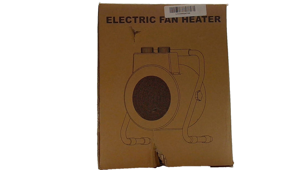 Portable Electric Fan Heater 1500W – Compact Space Heater with Auto Shut-Off