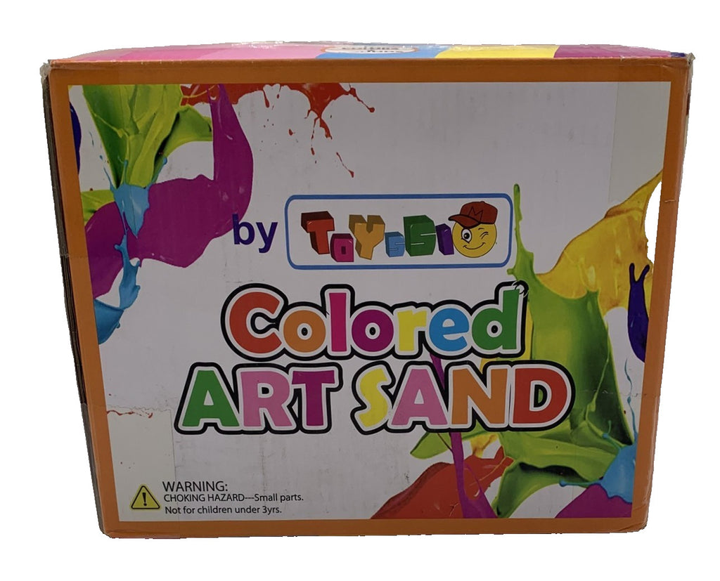 Sand Art Sand – 15 Colors, 6 lbs – Colored Craft Sand in Reusable Jars
