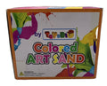 Sand Art Sand – 15 Colors, 6 lbs – Colored Craft Sand in Reusable Jars